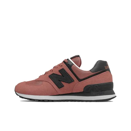 New Balance NB 574 Low Топ Беговые кроссовки Женские Розовый Оранжевый