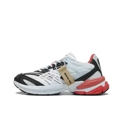 PUMA Velophasis Mercedes AMG Motorsport Амортизация Износостойкий Низкий Топ Повседневная Обувь Мужская Белый Черный