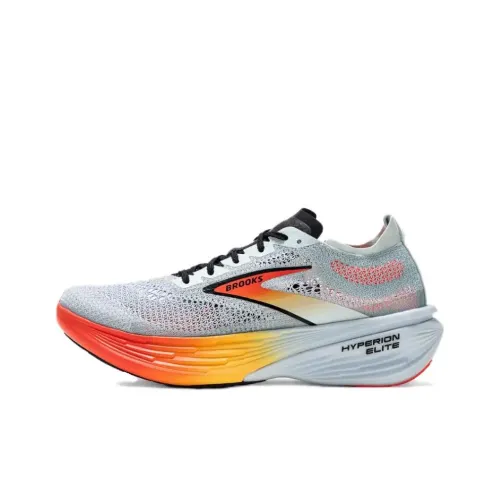 Brooks Hyperion Elite Беговые кроссовки Низкий топ Серый Оранжевый Унисекс