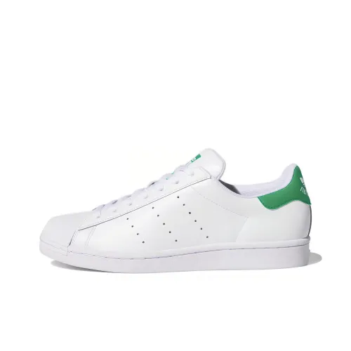 Adidas Originals STAN SMITH Collection Superstar Anti-slip Lightweight Low Top Скейтборд Кроссовки Мужские Белый Зеленый