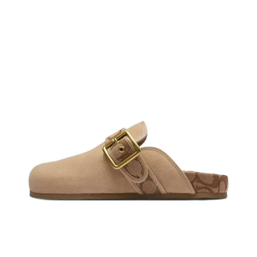 COACH Ashton Домашние тапочки Женские Овсяный