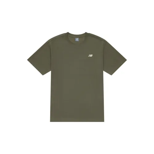 New Balance Короткий рукав Унисекс стиль Мори зеленый