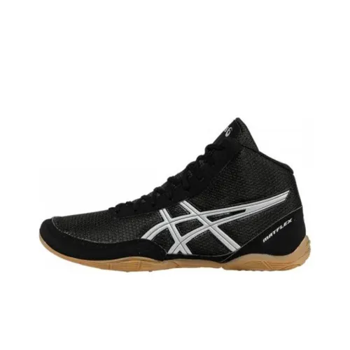 Asics Matflex 5 MID Топ Беговые кроссовки Мужской Черный Серебряный