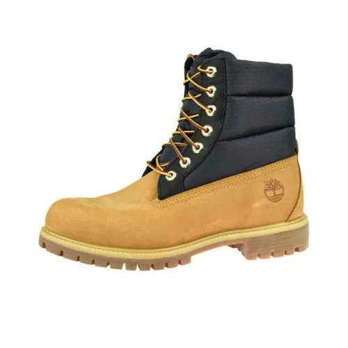 Timberland PREMIUM 6 Inch Short Martin Boot Мужской Черный Желтый