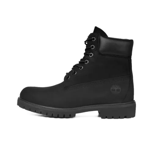 Timberland 6 Inch Устойчивые к истиранию амортизаторы Короткие Рабочие ботинки Мужские Черные