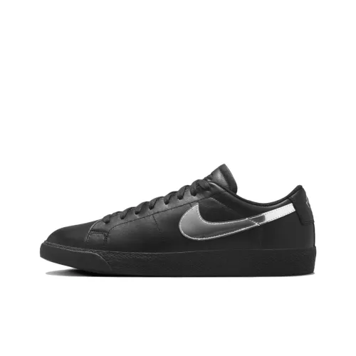 Dancer x Nike SB Blazer Slip-Resistant Abrasion-Resistant Low-Top Skateboard Shoes Unisex Black Дансер x Nike SB Blazer Скользящая защита устойчивая к истиранию низкий топ скейтборд унисекс черный