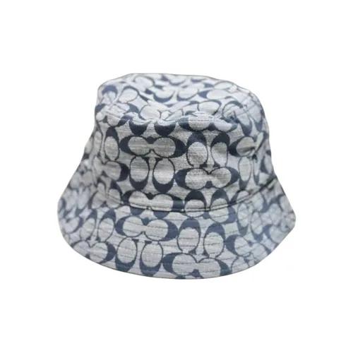 COACH Cotton Bucket Hats Женские Синий
