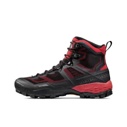 MAMMUT Альпинистские и туристические ботинки High Top Черный Красный Мужской