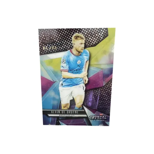 Топпс Champions League Кристалл Бельгия Манчестер Сити Де Брюйне Фильм Карта Soccer Star Карта Все PURPOSE Карта