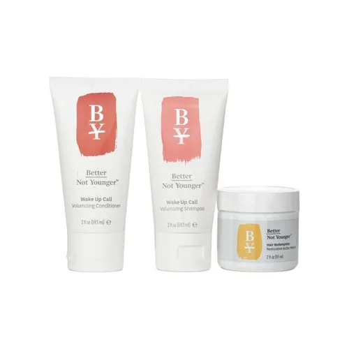BETTER NOT YOUNGER Мини Наборы Шампунь и Кондиционер Восстанавливающий Набор из 3 Штук