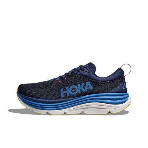 HOKA ONE ONE Gaviota 5 Устойчивые к истиранию Низкие Беговые кроссовки Мужские Синие