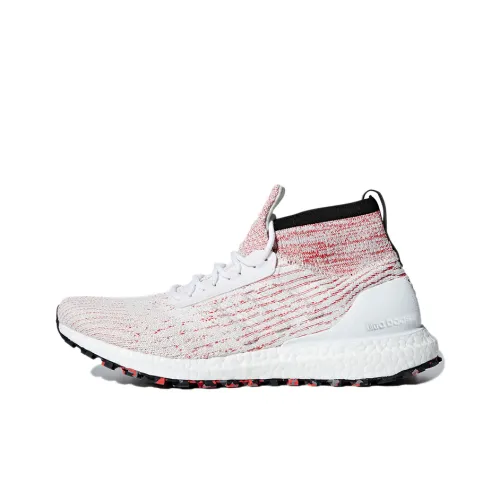 Adidas ULT Slip-resistant и дышащий MID топ беговые кроссовки мужские белый и красный