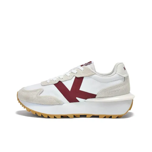 KAPPA Шорты Устойчивые к истиранию Низкий Топ Повседневные Беговые кроссовки Унисекс Серый Красный