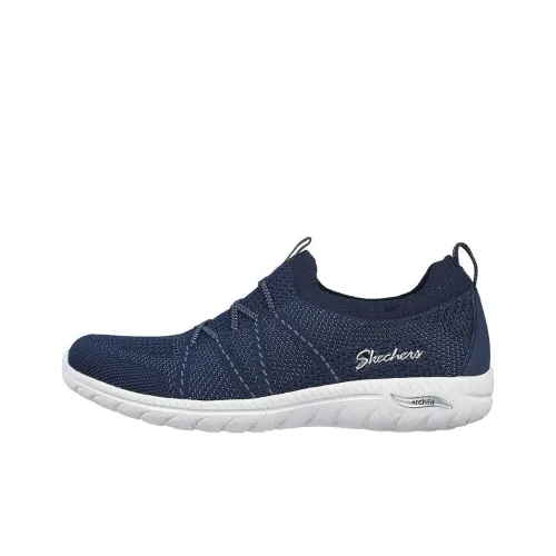 Skechers Arch Fit Low Топ Повседневные Беговые Кроссовки Женские Синие