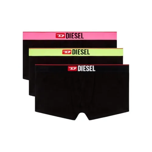 DIESEL 3 упаковки Черный + Зеленый + Розовый Мужские боксер-шорты