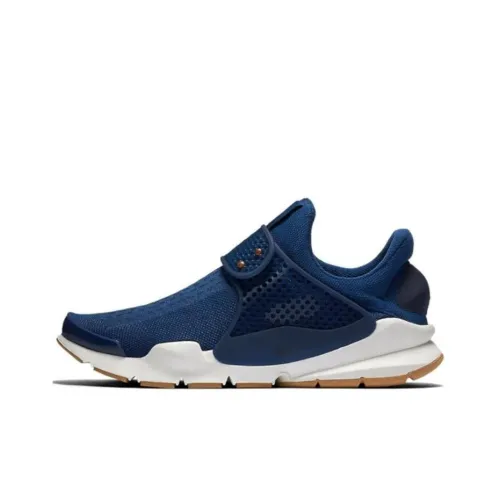 Nike Sock Dart Амортизация Износостойкий Низкий Топ Повседневная Обувь Женская Синяя