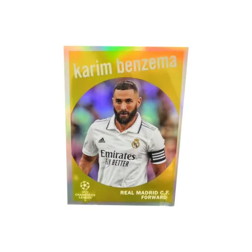 Topps Champions League FINEST Vintage Card France HUANGMA Karim Benzema Soccer Star Card Спортивные Карты 1 Размер