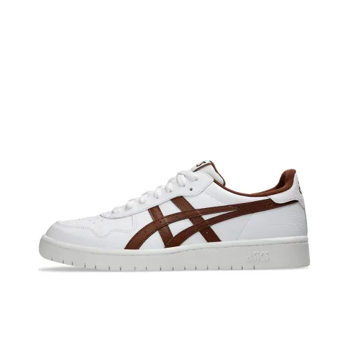 ASICS JAPAN S Low Топ Повседневная обувь Мужская Белый-коричневый