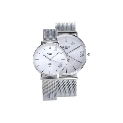 KUERST Кварцевый Movement Унисекс Часы 41 мм Белые