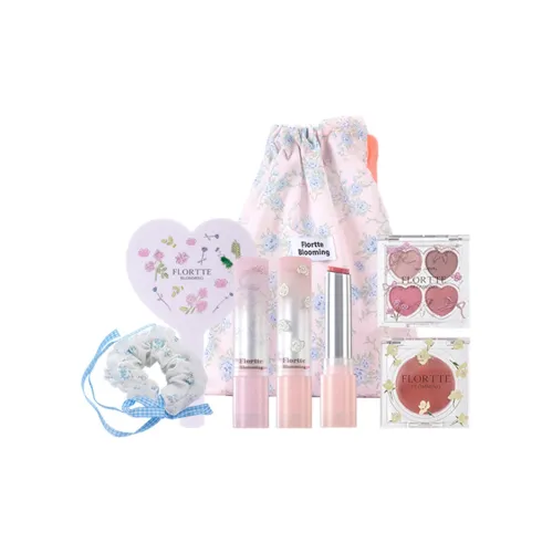 FLORTTE Narcissus Collection Косметичка Цвет лица Прозрачный Натуральный 7 Штук Набор