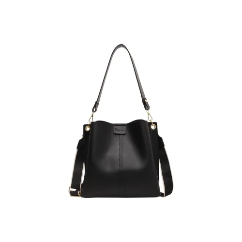 S.REPHEN ПУ (полиуретан) Ведрообразная сумка Сумка через плечо Женская Черная Коричневая Экрю Хаки