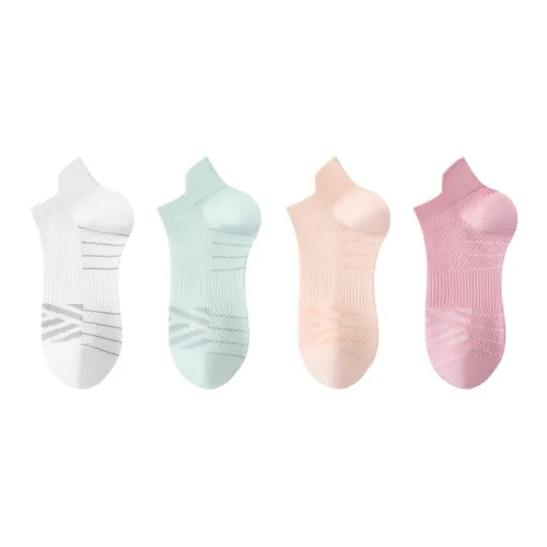 H YXIANG No Show Носки Женские 4 пачки