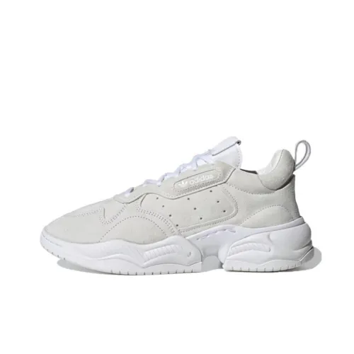 Adidas Originals Super Court Дышащий Низкий Топ Повседневная Обувь Унисекс Серый Белый