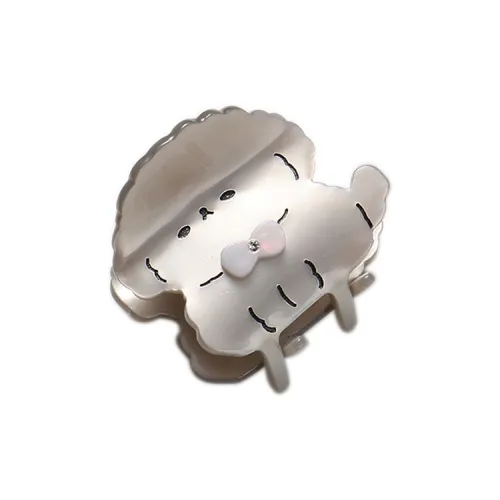 CAROMAY Заколки для волос Женские Серый Кофейный Аврорно-белый Розово-вишневый