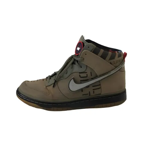 Nike Dunk Galaxy Rogue Anti-Slip Lightweight High Top Скейтборд Кроссовки Мужские Синий Белый