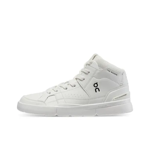 FEIDELEI x On Running The Roger Clubhouse MID Нескользящий Легкий MID Топ Скейтборд Кроссовки Женские Белые
