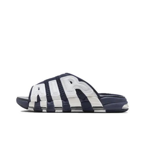 Nike Air More Uptempo Слипоны Полуночный морской синий/белый/прозрачный/университетский красный Мужской