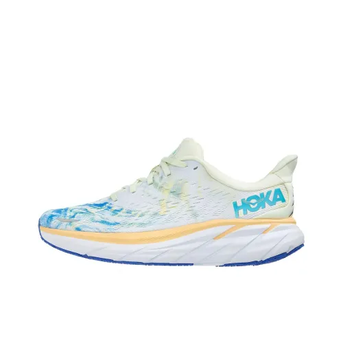 HOKA ONE ONE Clifton 8 Противоскользящие Износостойкие Дышащие Легкие Низкие Беговые кроссовки Женские