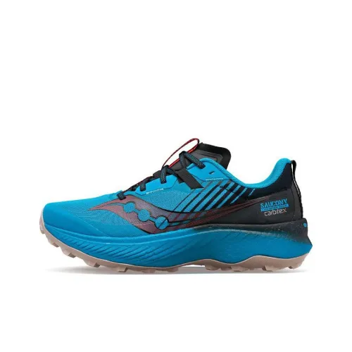 Saucony ENDORPHIN EDGE Амортизация Противоскользящий Устойчивый к истиранию Дышащий Низкий Топ Беговые кроссовки Мужской