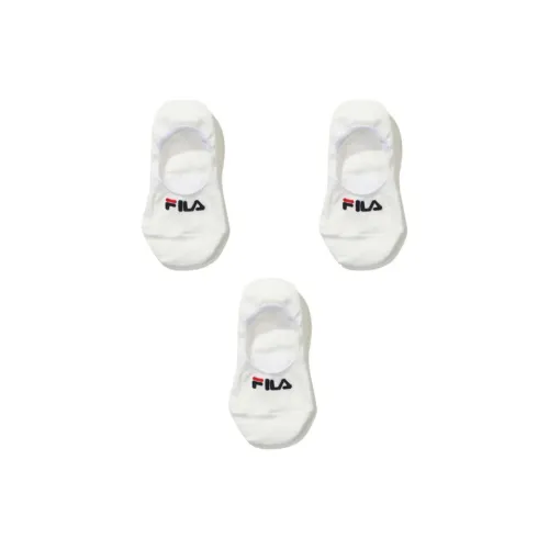 FILA 3 шт Белый Унисекс No Show Носки