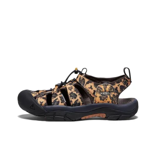 GRAVITY Бесплатно x KEEN Newport Retro Устойчивая к истиранию Обувь для походов Мужская Коричнево-черная