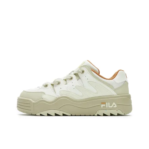 FILA Rosetta Скейтборд Кроссовки Низкие Кремово-Белый/Масляно-Серый Желтый Женские