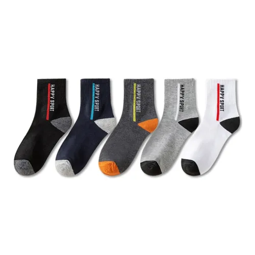 Mulong Family Носки Crew Мужские упаковка из 5 пар