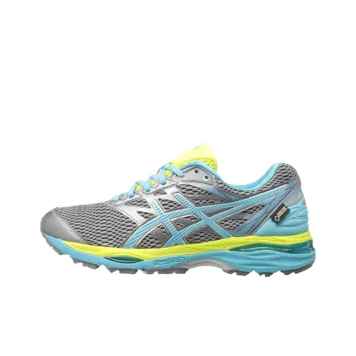 Asics Gel CUMULUS 18 Low Топ Беговые кроссовки Женские Черный Синий