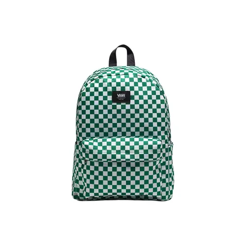 Vans Переработанный полиэстер Ткань Рюкзак Стандартный Унисекс Изумрудно-зеленый