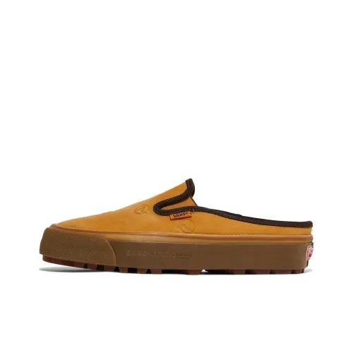 LQQK x Vans Vault OG Style 17 Mule LX Low Топ Скейтборд Кроссовки Унисекс Коричневый