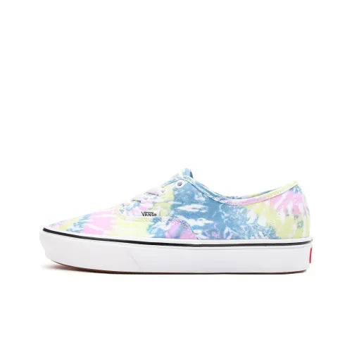 VANS Аутентичный низкий топ для скейтбординга кеды женские белый синий