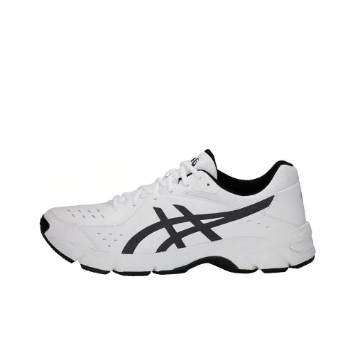 Asics Гель 195TR Low Топ Беговые кроссовки Мужские Белый Черный 2E Ширина