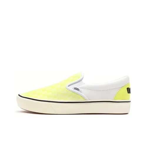 VANS Slip On Series Low Top Скейтборд Кроссовки Unisex Желтые