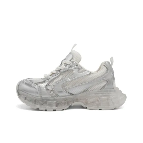 BELLE Slip-resistant Abrasion-resistant Breathable Lightweight Увеличивающие высоту Низкие кеды с толстой подошвой Женские