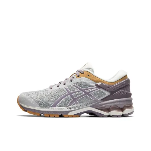 Asics Gel Kayano 26 Low Top Беговые кроссовки Женские Серый Фиолетовый