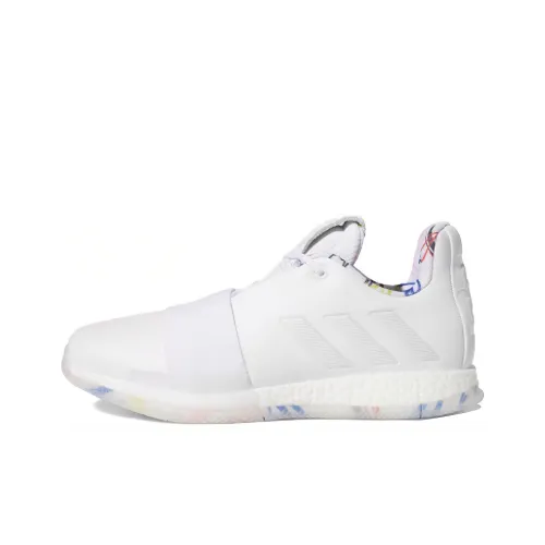 Adidas Harden Vol.3 Амортизация Поддержка Низкий Топ Баскетбольные Кроссовки Мужские Белый Серый
