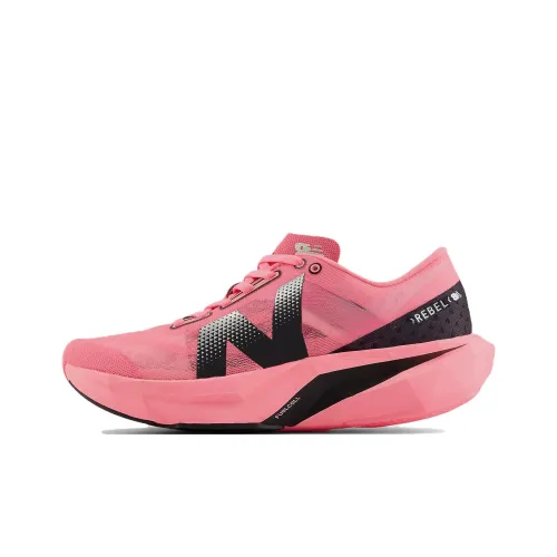 New Balance Rebel V4 Беговые кроссовки Низкий Топ Ultra Pink с Black и White Женские