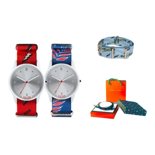 HYPERGRAND Watch Кварцевый механизм Нейлоновый ремешок Серебристый циферблат Унисекс