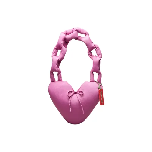 Coachtopia Переработанный полиэстер сумка в форме сердца сумка сумка через плечо женская яркая фиолетовая розовая красная