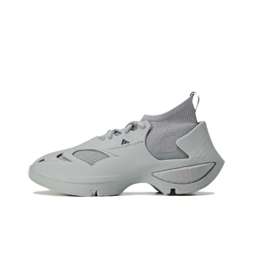 Adidas Stella McCartney Slip-resistant Abrasion-resistant Low Top Casual Unisex Gray Black Adidas Stella McCartney Противоскользящий Устойчивый к истиранию Низкий Топ Повседневный Унисекс Серый Черный